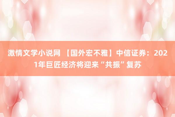 激情文学小说网 【国外宏不雅】中信证券：2021年巨匠经济将迎来“共振”复苏