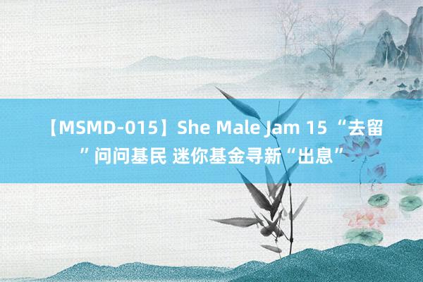 【MSMD-015】She Male Jam 15 “去留”问问基民 迷你基金寻新“出息”