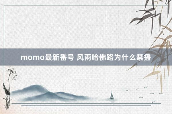 momo最新番号 风雨哈佛路为什么禁播